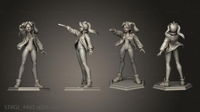 Figurines of girls (Rebecca Azerama NSFW Character, STKGL_4463) 3D models for cnc