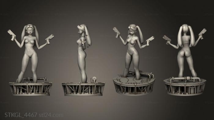 Figurines of girls (Rebecca facejacket big, STKGL_4467) 3D models for cnc
