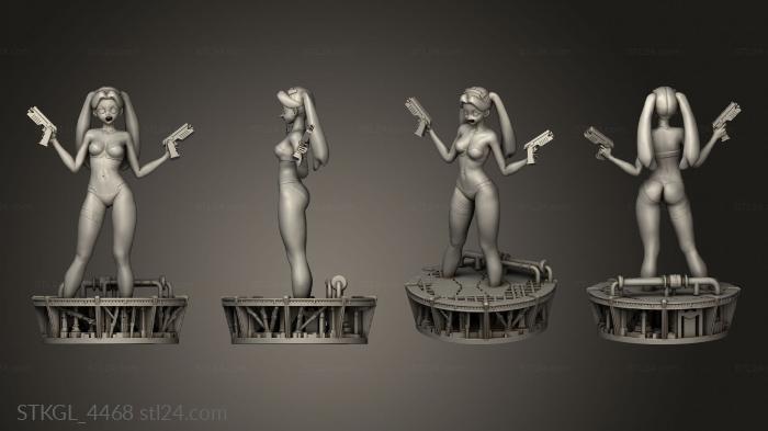 Figurines of girls (Rebecca facejacket big, STKGL_4468) 3D models for cnc