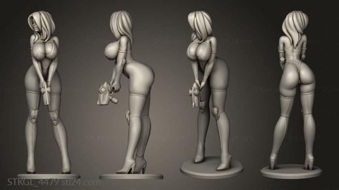 Figurines of girls (Regina, STKGL_4479) 3D models for cnc