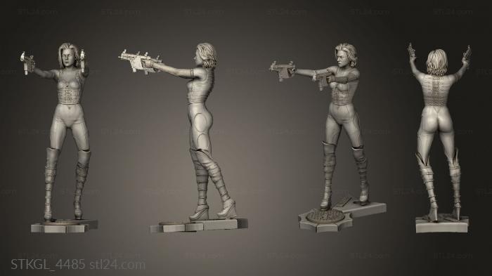Figurines of girls (Resident Alice sparx BM, STKGL_4485) 3D models for cnc