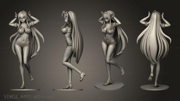 Figurines of girls (Rias Gremory NSFW, STKGL_4493) 3D models for cnc