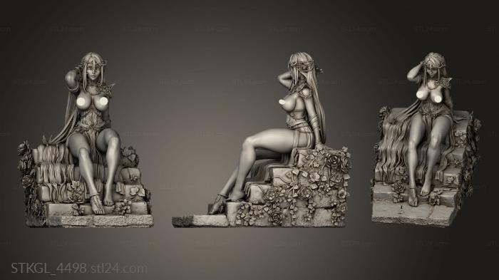Figurines of girls (Ridia nsfw, STKGL_4498) 3D models for cnc