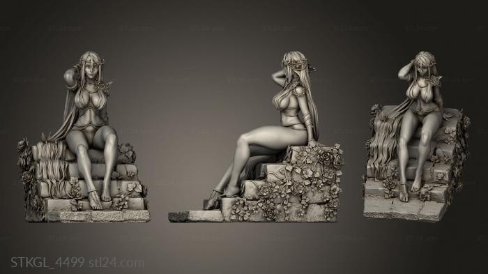 Figurines of girls (Ridia nsfw, STKGL_4499) 3D models for cnc