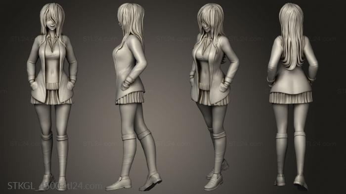 Figurines of girls (Rindo, STKGL_4500) 3D models for cnc
