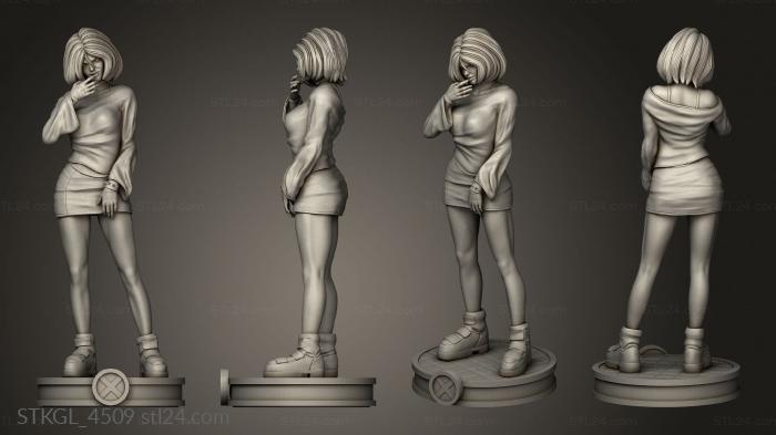 Figurines of girls (rogue evolution NSF Ever, STKGL_4509) 3D models for cnc