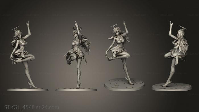 Figurines of girls (Rubim Panty, STKGL_4548) 3D models for cnc
