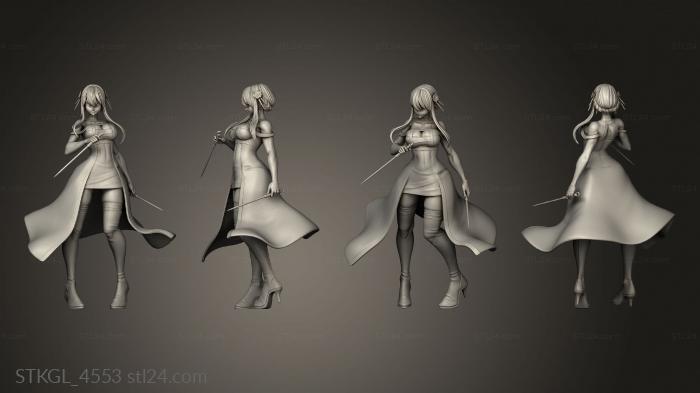 Figurines of girls (Rubim Yor Forger, STKGL_4553) 3D models for cnc