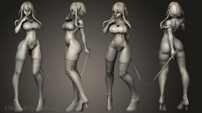 Figurines of girls (Rubim You Forget Nsfw, STKGL_4555) 3D models for cnc