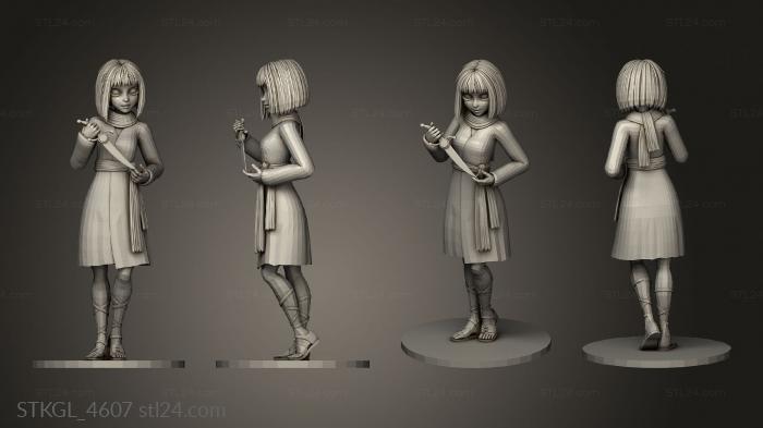 Figurines of girls (Saphira the Spirit Shaman and Shani, STKGL_4607) 3D models for cnc