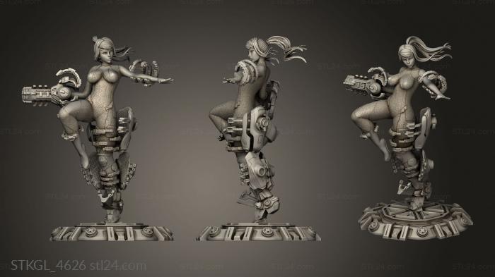 Figurines of girls (Samus, STKGL_4626) 3D models for cnc