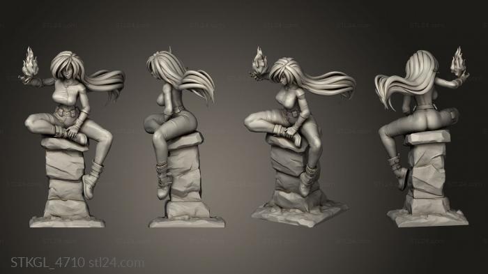 Figurines of girls (Shego Azerama Character Cut, STKGL_4710) 3D models for cnc
