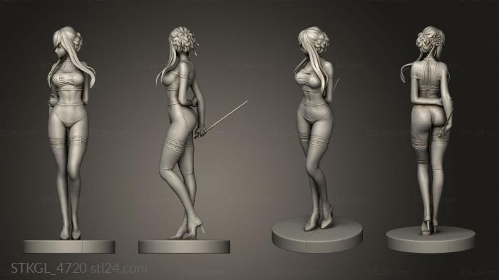 Figurines of girls (Shenhe Yor Forger NSFW Split Alt Base, STKGL_4720) 3D models for cnc