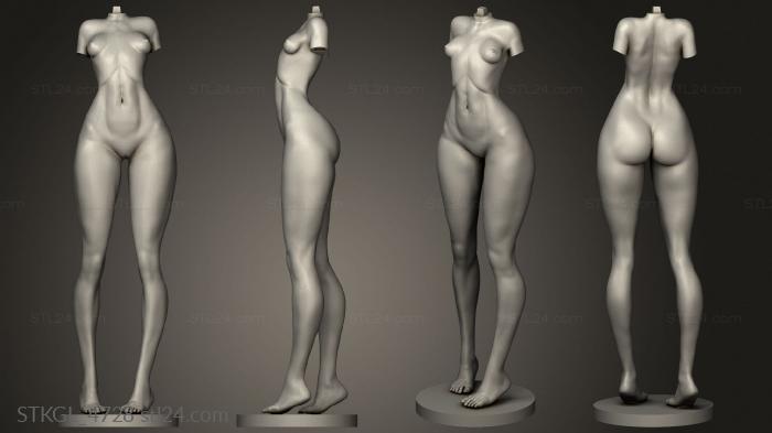 Figurines of girls (Sherry NSFW, STKGL_4728) 3D models for cnc