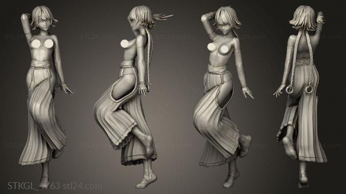 Figurines of girls (Soifon Bleach nsfw, STKGL_4763) 3D models for cnc