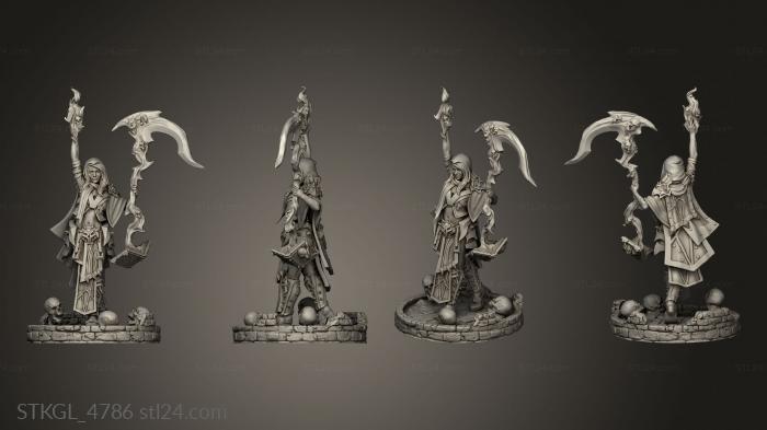 Figurines of girls (Soulbinders Female, STKGL_4786) 3D models for cnc