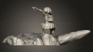 Figurines of girls (Spider in the Shell Folder SS, STKGL_4805) 3D models for cnc