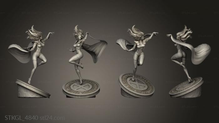 Figurines of girls (storm, STKGL_4840) 3D models for cnc