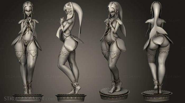 Figurines of girls (Sub Mipha, STKGL_4858) 3D models for cnc
