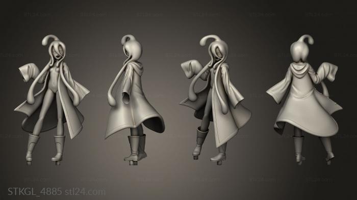 Figurines of girls (Suu, STKGL_4885) 3D models for cnc