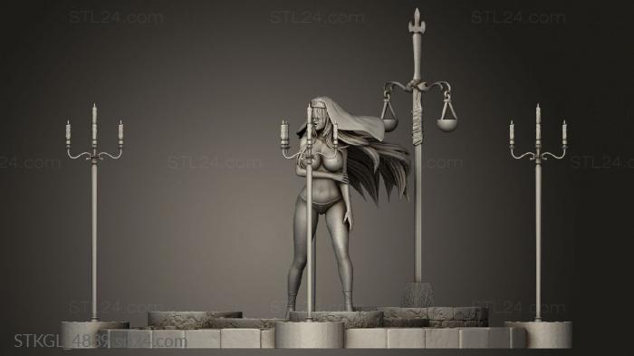 Figurines of girls (Sword Maiden Two NSFW, STKGL_4889) 3D models for cnc