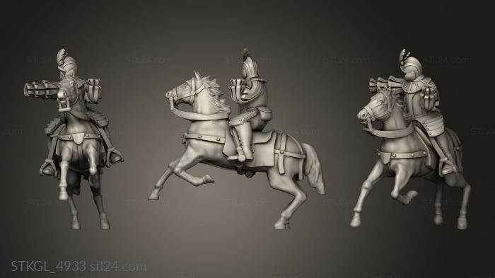 Figurines of girls (The BLACK RIDERS RIDER, STKGL_4933) 3D models for cnc