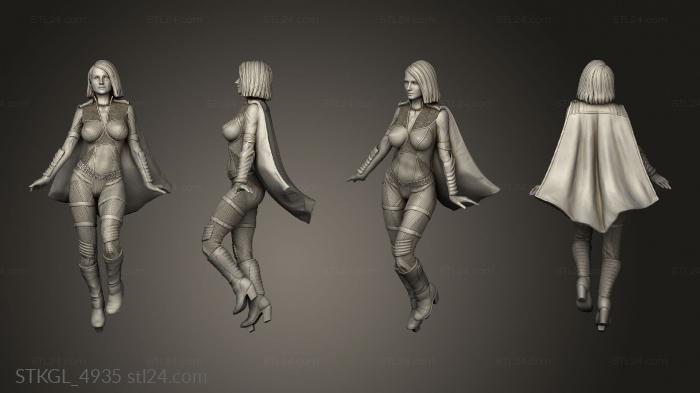 Figurines of girls (The Boys Storm sfw, STKGL_4935) 3D models for cnc