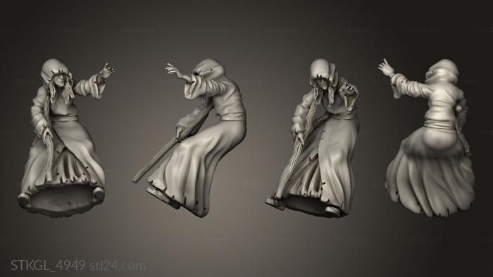 Figurines of girls (The Lion Tower Adventurers Guild Old Hag, STKGL_4949) 3D models for cnc