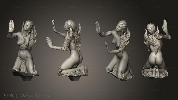 Figurines of girls (The Sorrows Own Baron Sorrow Barron Soul, STKGL_4955) 3D models for cnc