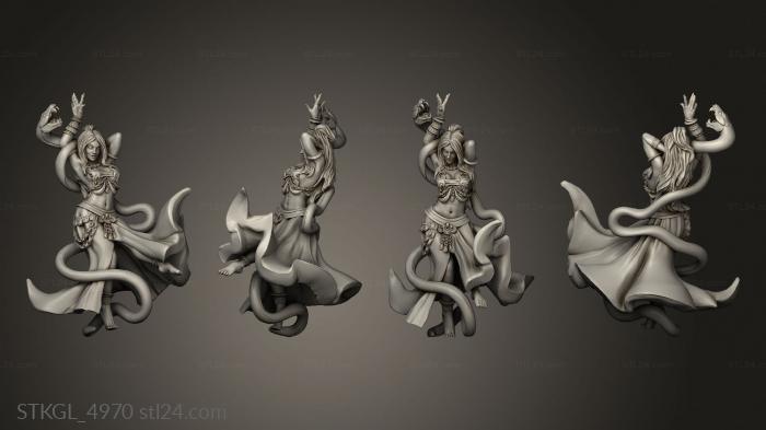 Figurines of girls (Thieves the Shadowsands Guild Senliah Seductress Carpet, STKGL_4970) 3D models for cnc