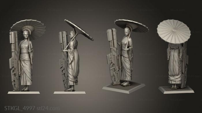 Figurines of girls (Tokyo Demons Sniper, STKGL_4997) 3D models for cnc