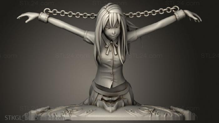 Figurines of girls (Trapped Girl, STKGL_5025) 3D models for cnc