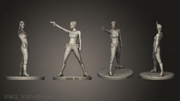 Figurines of girls (Trinity, STKGL_5032) 3D models for cnc