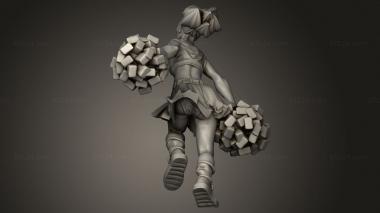 Figurines of girls (Vault Zombie Runner, STKGL_5071) 3D models for cnc