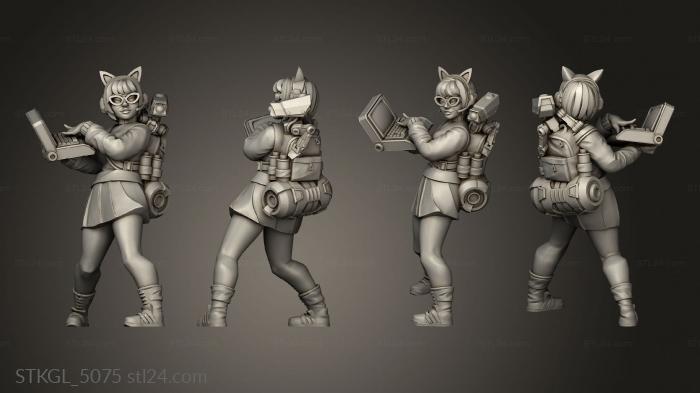 Figurines of girls (Vaultz Scooby Gang Velma, STKGL_5075) 3D models for cnc
