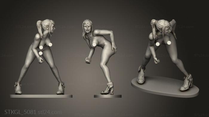 Figurines of girls (NWSF samus prepares for hard bargaining NGIII, STKGL_5081) 3D models for cnc