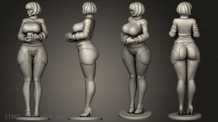 Figurines of girls (Velma, STKGL_5086) 3D models for cnc