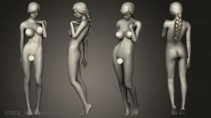 Figurines of girls (venus, STKGL_5092) 3D models for cnc