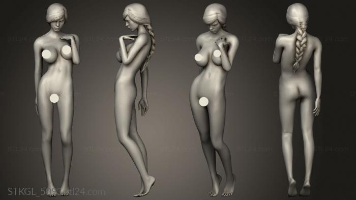 Figurines of girls (Venus SS, STKGL_5093) 3D models for cnc