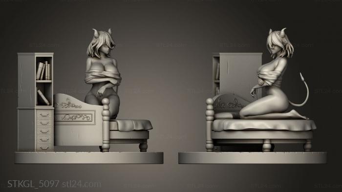 Figurines of girls (Vermeil NSFW, STKGL_5097) 3D models for cnc