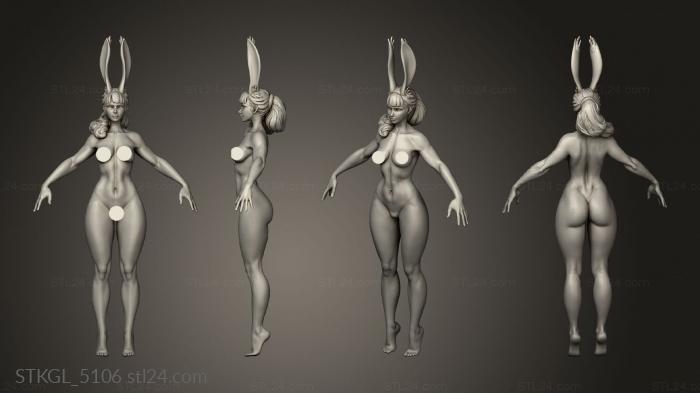 Figurines of girls (Vierasque Viera, STKGL_5106) 3D models for cnc