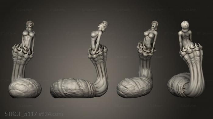 Figurines of girls (Vore Warm Women CARNICTIS, STKGL_5117) 3D models for cnc