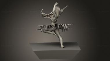 Figurines of girls (Xmasbs the Adventurers Adventurer Fairy, STKGL_5180) 3D models for cnc