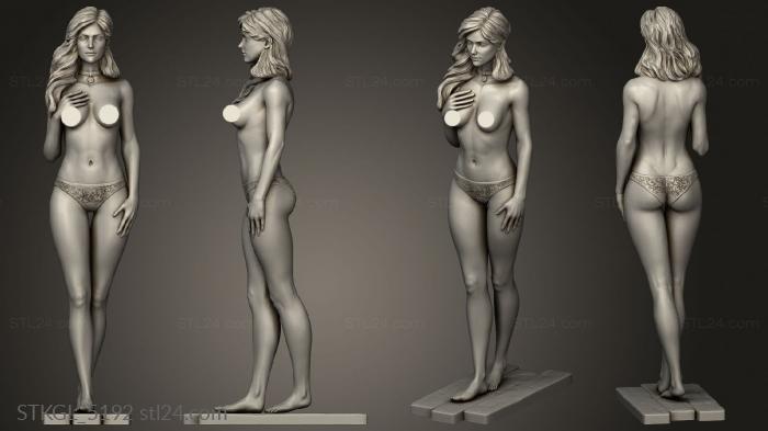 Figurines of girls (Yennefer NSFW, STKGL_5192) 3D models for cnc