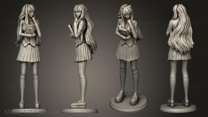 Figurines of girls (yuri, STKGL_5217) 3D models for cnc