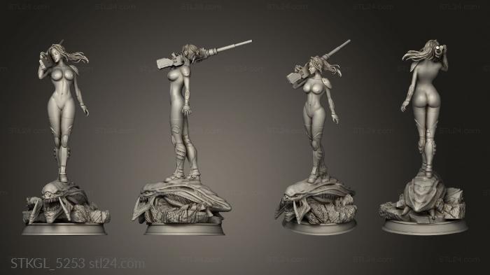 Figurines of girls (Star Craft Nova, STKGL_5253) 3D models for cnc
