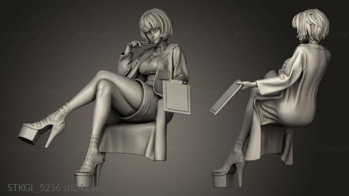 Figurines of girls (Tae Takemi RUBIM SFW, STKGL_5256) 3D models for cnc