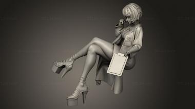 Figurines of girls (Tae Takemi RUBIM SFW, STKGL_5256) 3D models for cnc