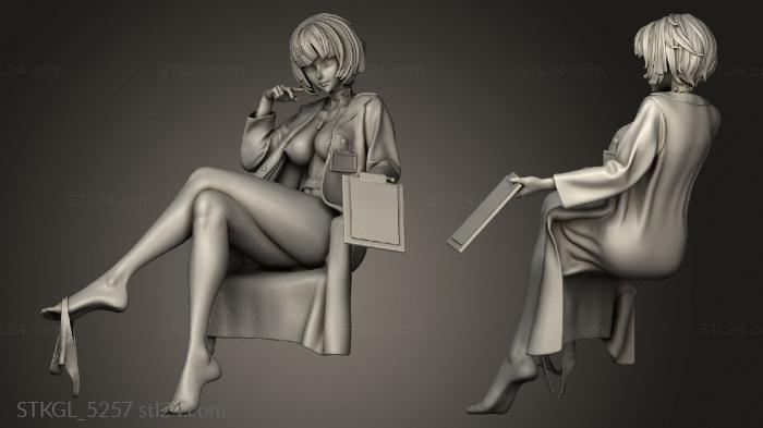 Figurines of girls (Tae Takemi RUBIM, STKGL_5257) 3D models for cnc