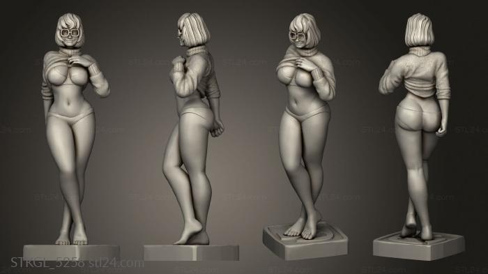 Figurines of girls (Velma, STKGL_5258) 3D models for cnc